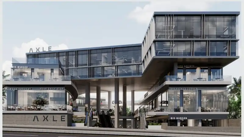 تصميم Axle Mall New Cairo مول اكسل التجمع الخامس
