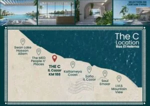 The C Ras El Hekma North Coast – IL Cazar Development 2026 2 قرية ذا سي 1 300x212 1 The C Ras El Hekma