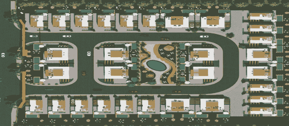 Girona New Zayed Compound by WB Developments 2 تصميم كمبوند جيرونا زايد الجديدة