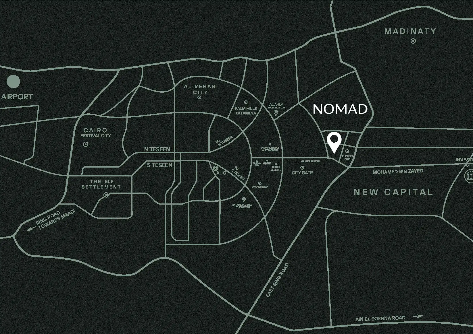 كمبوند نوماد التجمع الخامس - 2026 Compound Nomad New Cairo 1 كمبوند نوماد التجمع الخامس