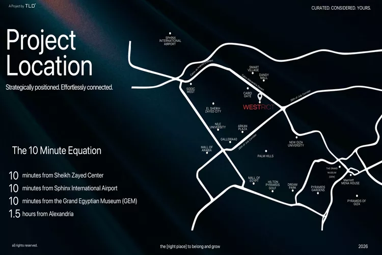 WESTRICT El Sheikh Zayed by TLD 2026 2 موقع ويستريكت زايد WESTRICT El Sheikh Zayed