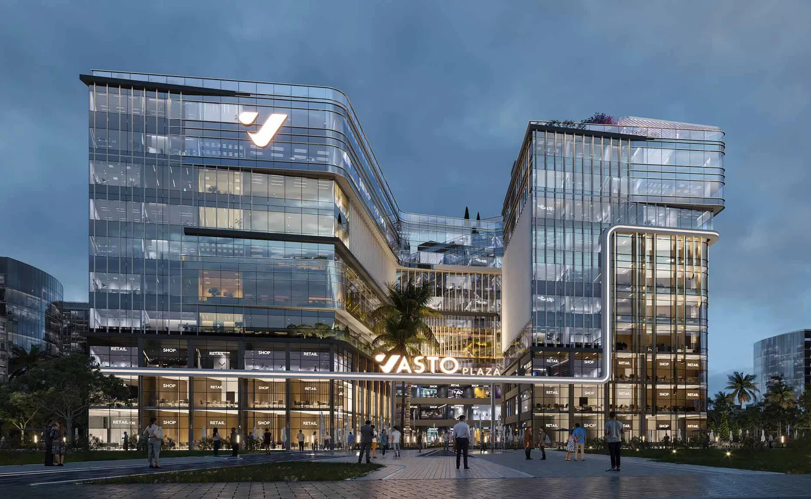 مول فاستو بلازا العاصمة الإدارية الجديدة - Vasto Plaza New Capital 2 vasto plaza mall CLD 11 مول فاستو بلازا العاصمة الإدارية