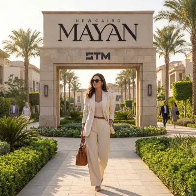 Compound Mayan New Cairo By STM Developments 2 كمبوند مايان التجمع الخامس Compound Mayan New Cairo