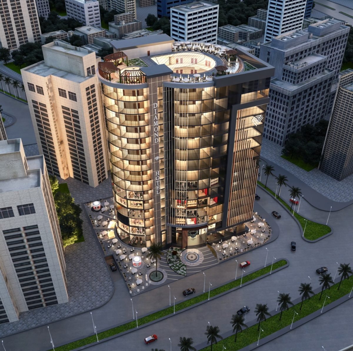 مول كابيتال دايموند تاور العاصمة الإدارية - Capital Diamond Tower 2 واجهة مول دايموند 2 العاصمة الجديدة 1200x1195 1 مول كابيتال دايموند تاور العاصمة