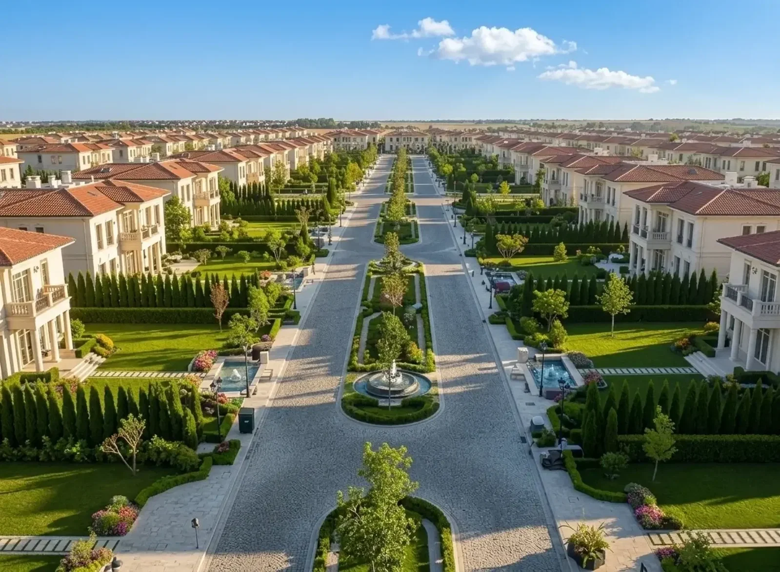 كمبوند قطامية 40 القاهرة الجديدة - Compound KATAMEYA 40 3 كمبوند قطامية 40 القاهرة الجديدة